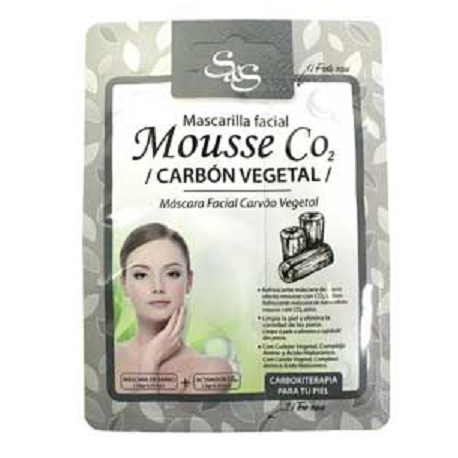 Mascarilla Facial - Mouse CO2 - Carbón Vegetal - S&S